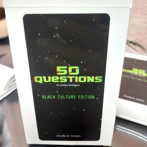 1 New 50 questions black culture edition cards.